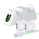 Series X Twin Battery Packs & Charging Dock - White - KOODOO