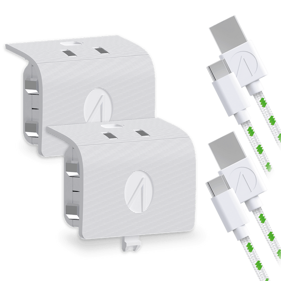 Series X Twin Play & Charge Battery Packs - White - KOODOO