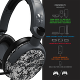 Multiformat Stereo Gaming Headset - C6-100  Digital Grey - KOODOO