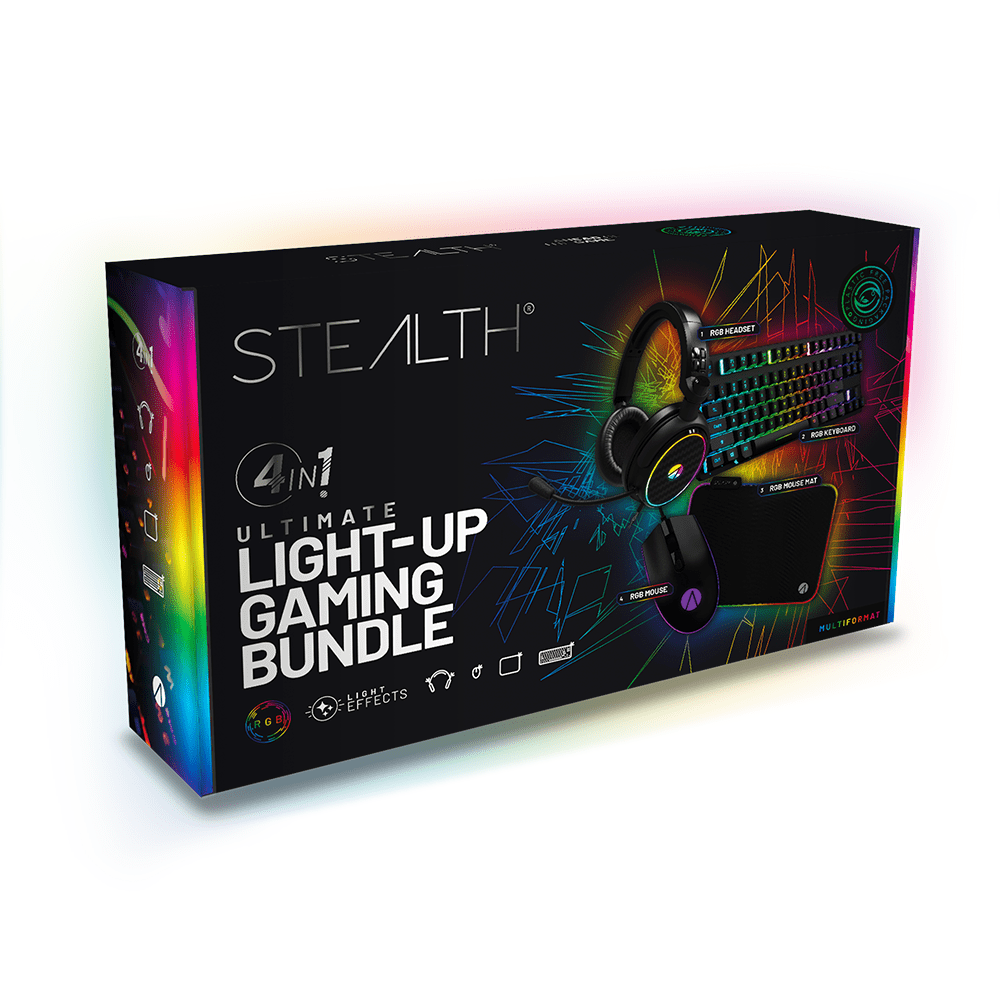 Led Keyboard Bundle Stealth Light Up Gaming Setup Bundle – Keyboard, Mouse, Mouse Pad, C6 ...