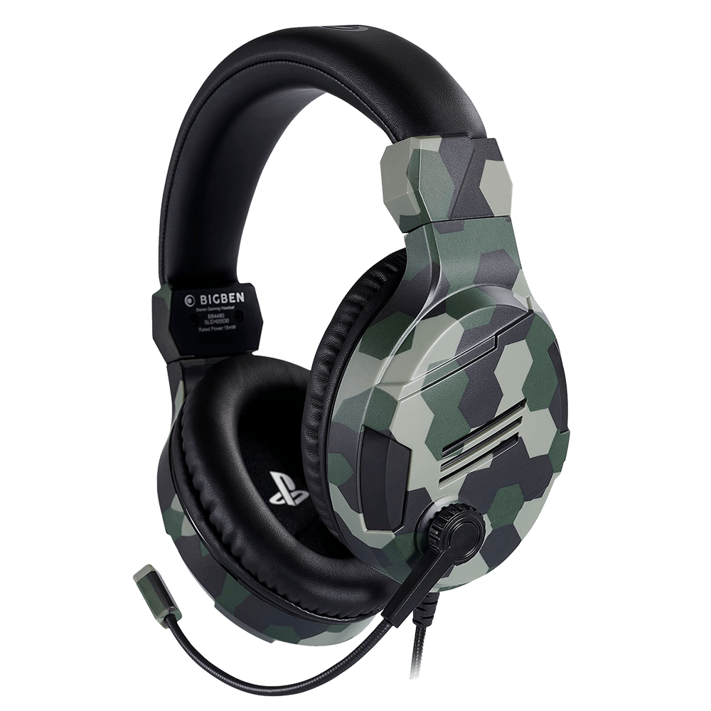 Stereo Gaming Headset For PS4 - Camo Green - KOODOO