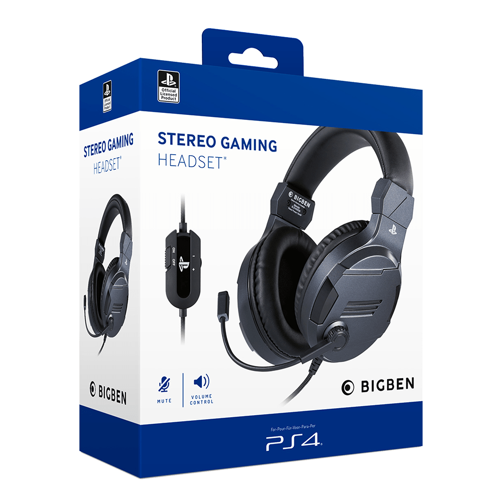 Stereo Gaming Headset For PS4 - Titanium - KOODOO