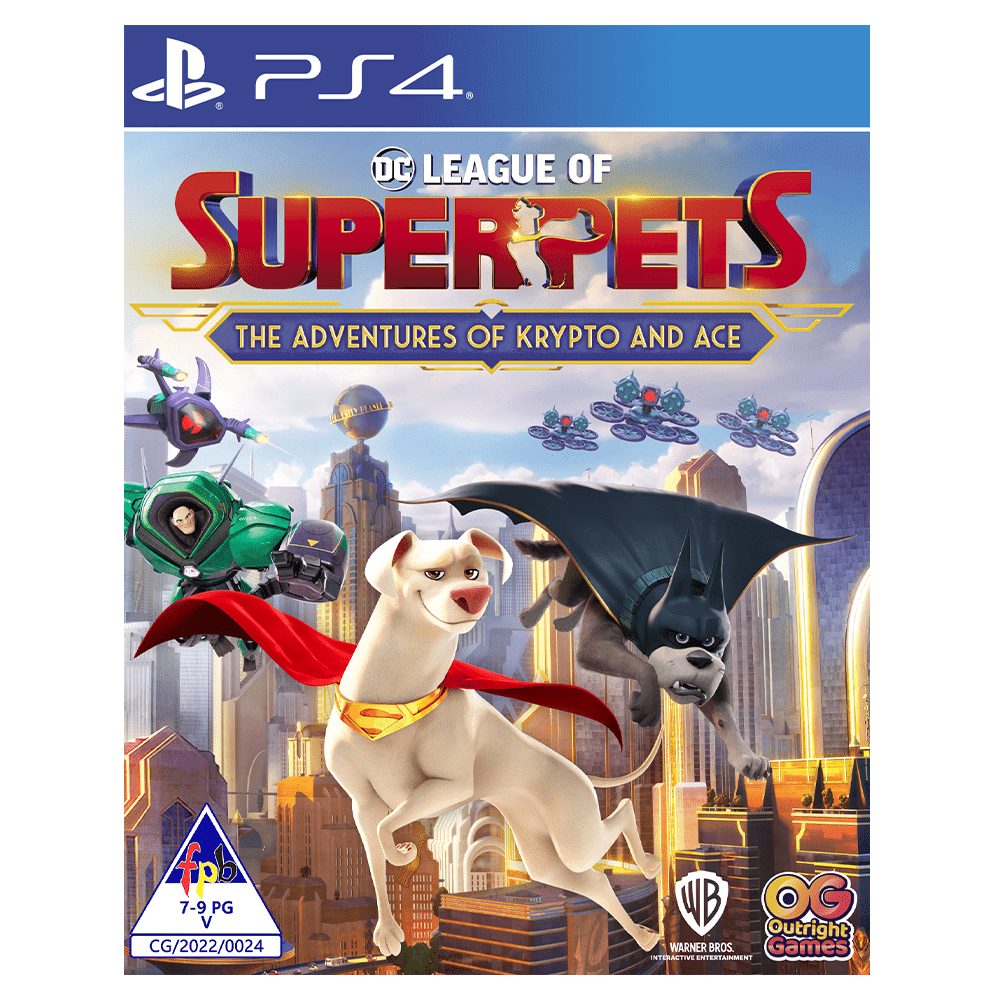 DC League of Super-Pets: The Adventures of Krypto and Ace (PS4) - KOODOO